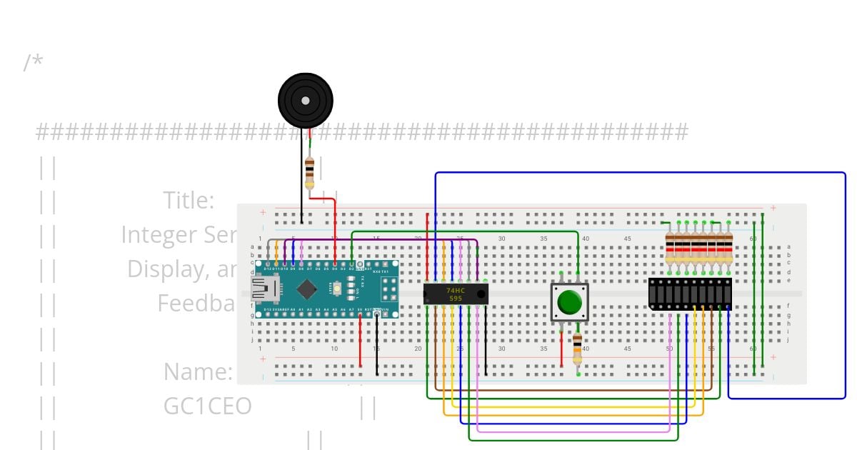 Int Serial Read and Tone on a Nano simulation