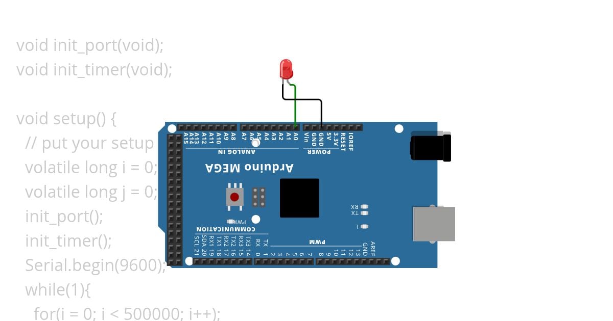 Timer_Arduino Mega simulation