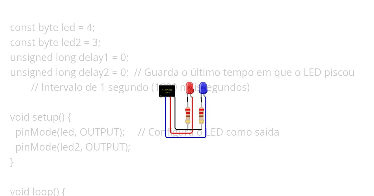 attiny85 millis() Copy simulation