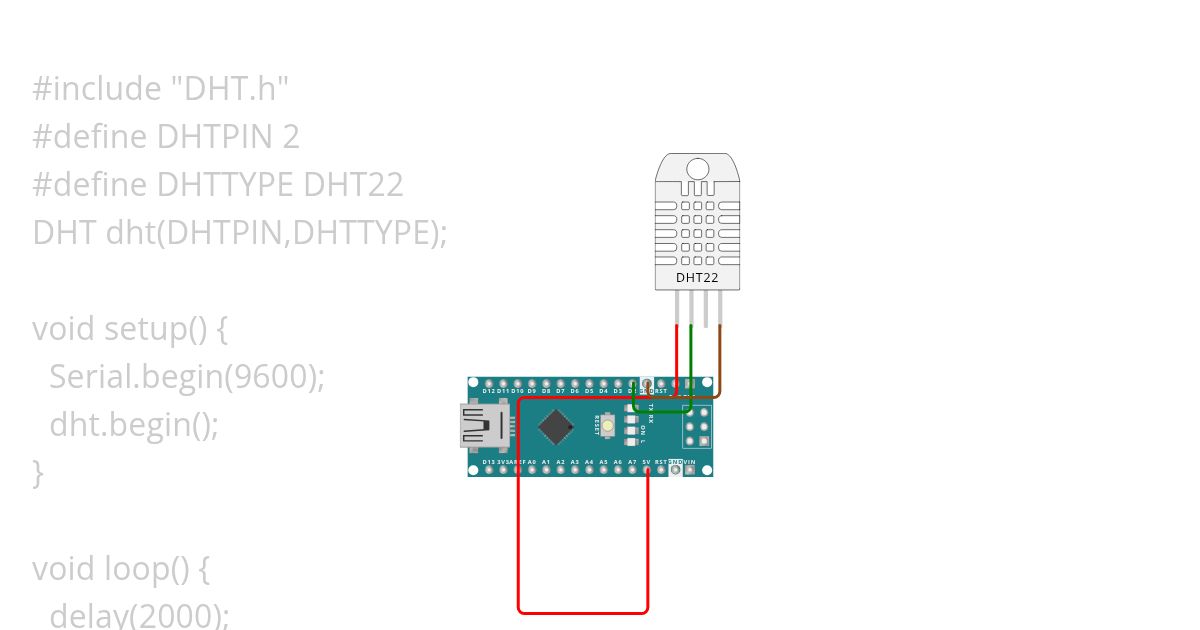DHT SENSOR THOUFIYA simulation