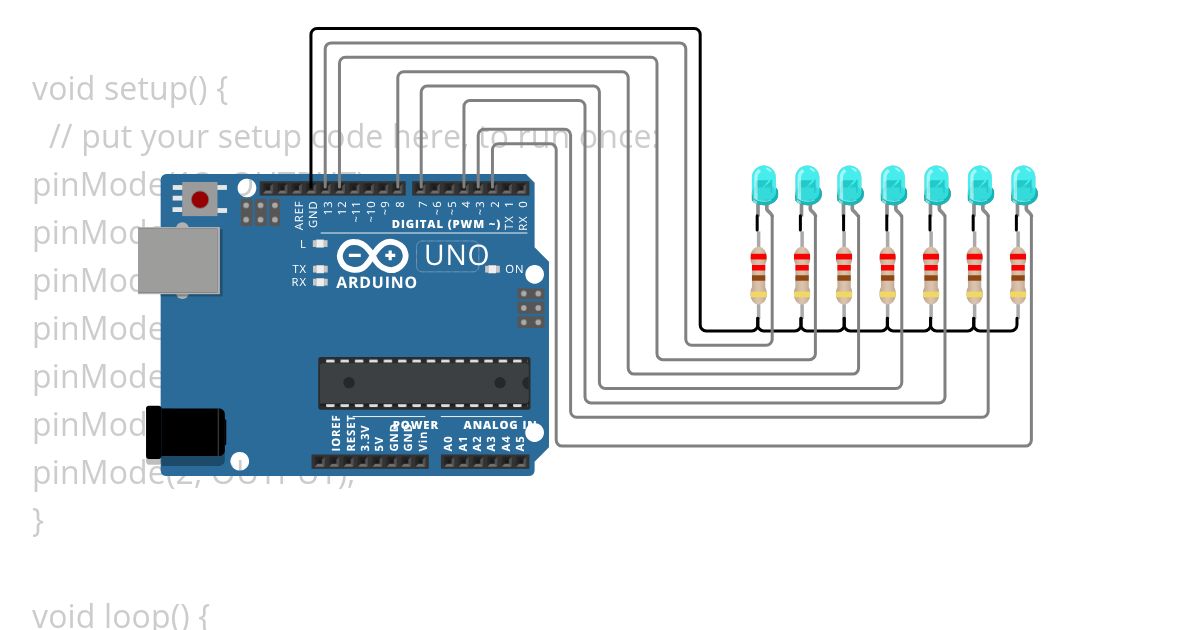 luses de navidad invertida :D simulation