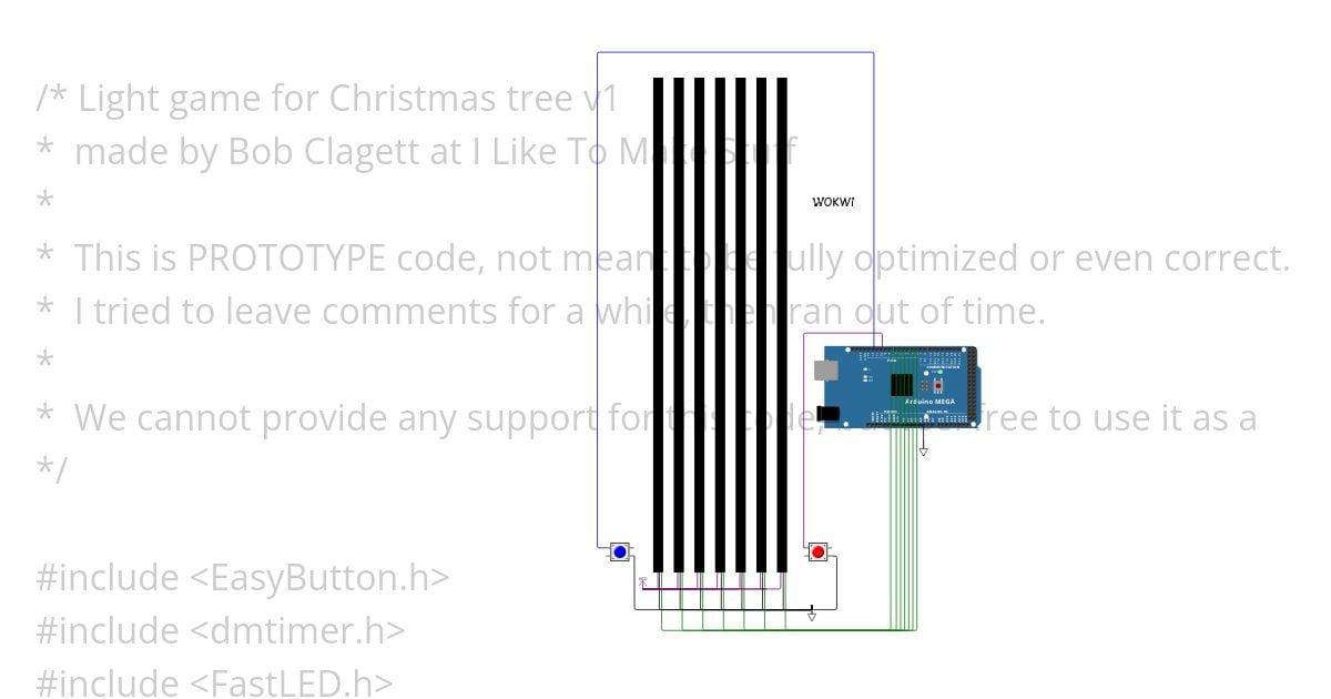 ChristmasTreeLightGame simulation