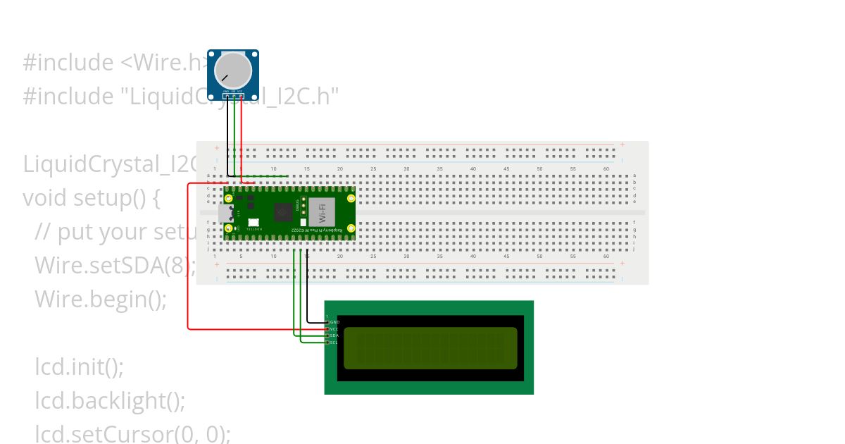 LCD_i2c simulation