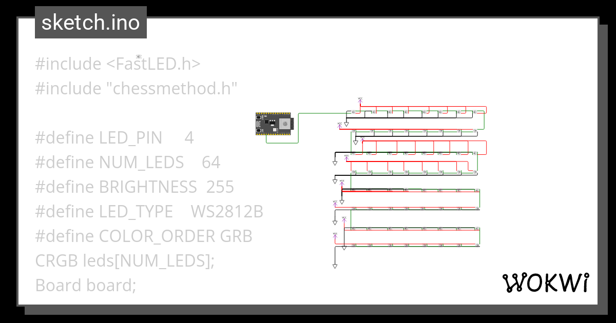 Chess Board COPY 29 - Wokwi ESP32, STM32, Arduino Simulator