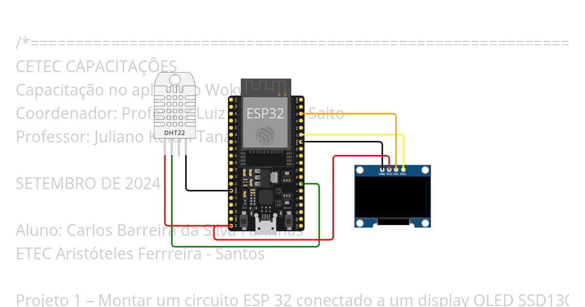 CURSO WOKWI - PROJETO_1 simulation