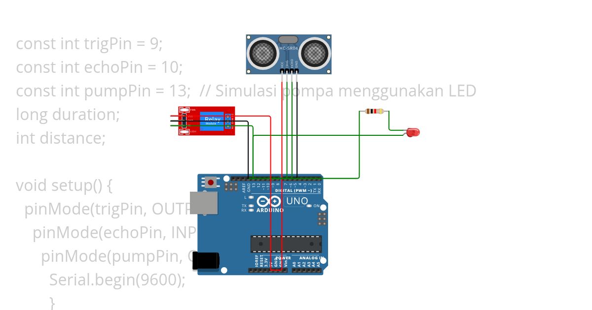 Dispenser otomatis simulation