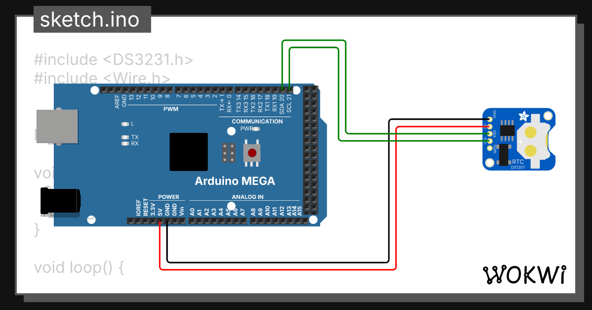 Clock1 wokwi esp32 stm32 arduino simulator