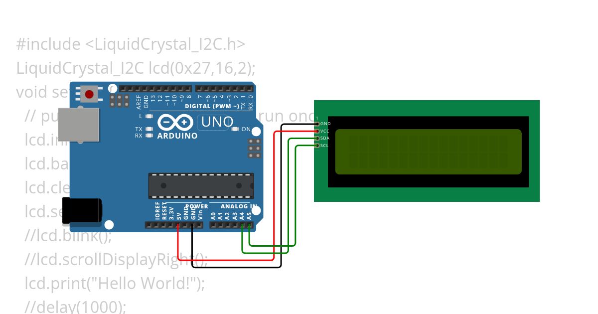 lcd i2c simulation