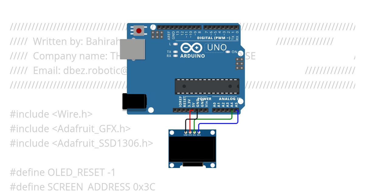 OLED Display simulation