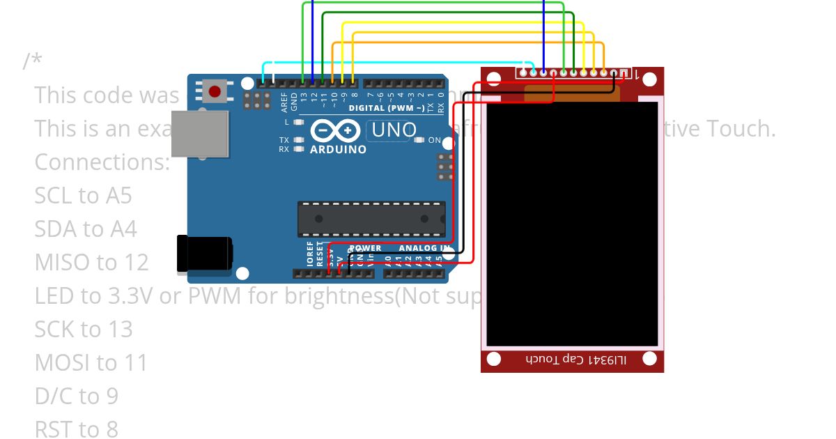 ILI9341 Cap Touch Example Copy (3) simulation