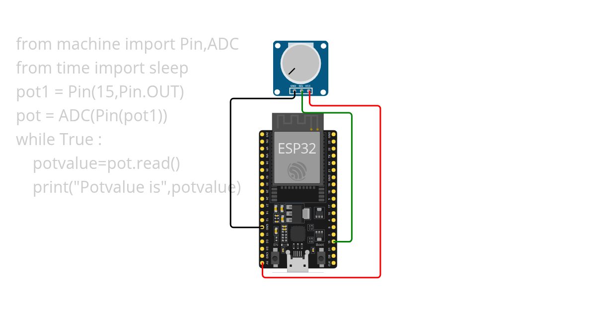 DISPLAY POT VALUE simulation