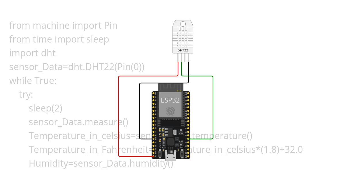 dht 22 simulation