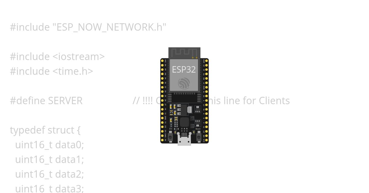 ESPNOW Dummy simulation