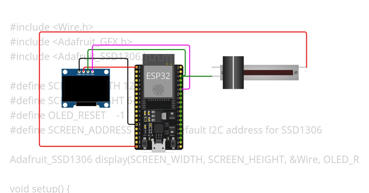 oled  Voltage  battary 1 bars simulation