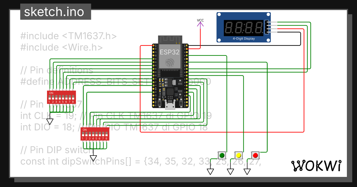 esp32_bcd_final - Wokwi ESP32, STM32, Arduino Simulator