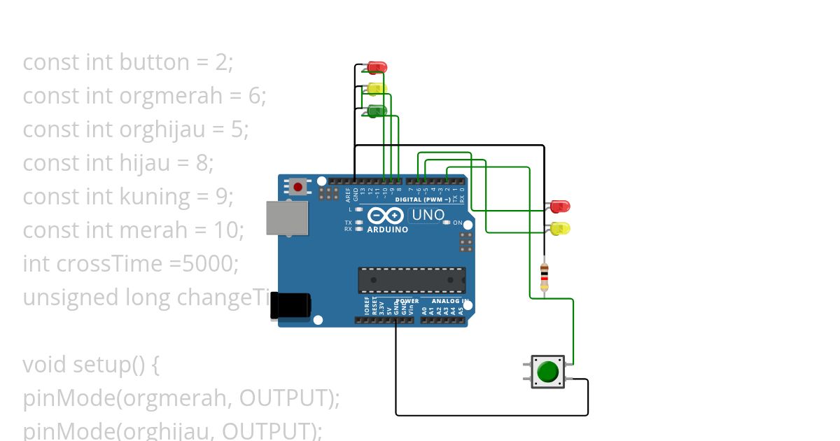 push button nawal 12B2 simulation