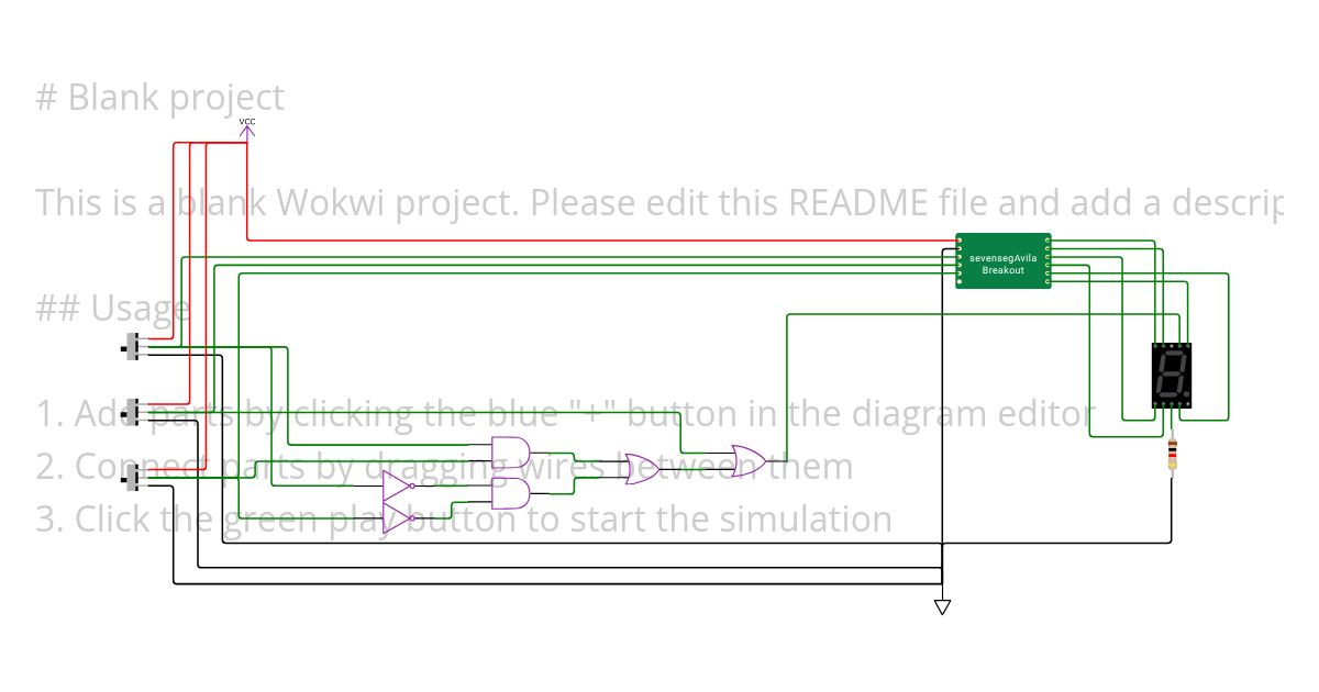 ActSevenSeg simulation