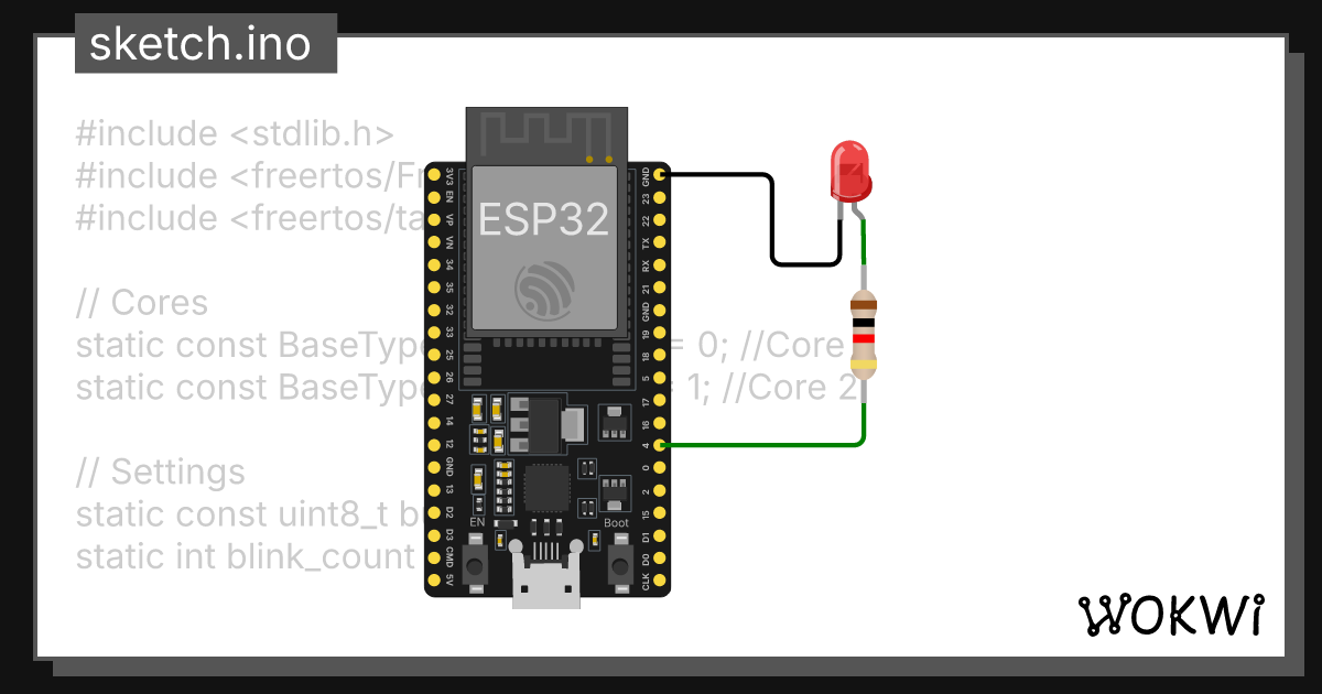 Wokwi online esp32 stm32 arduino simulator