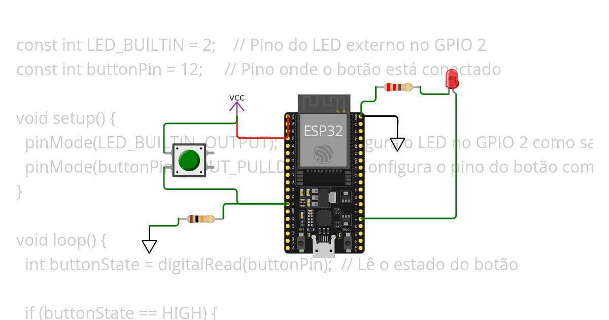 GPIO_Testes simulation