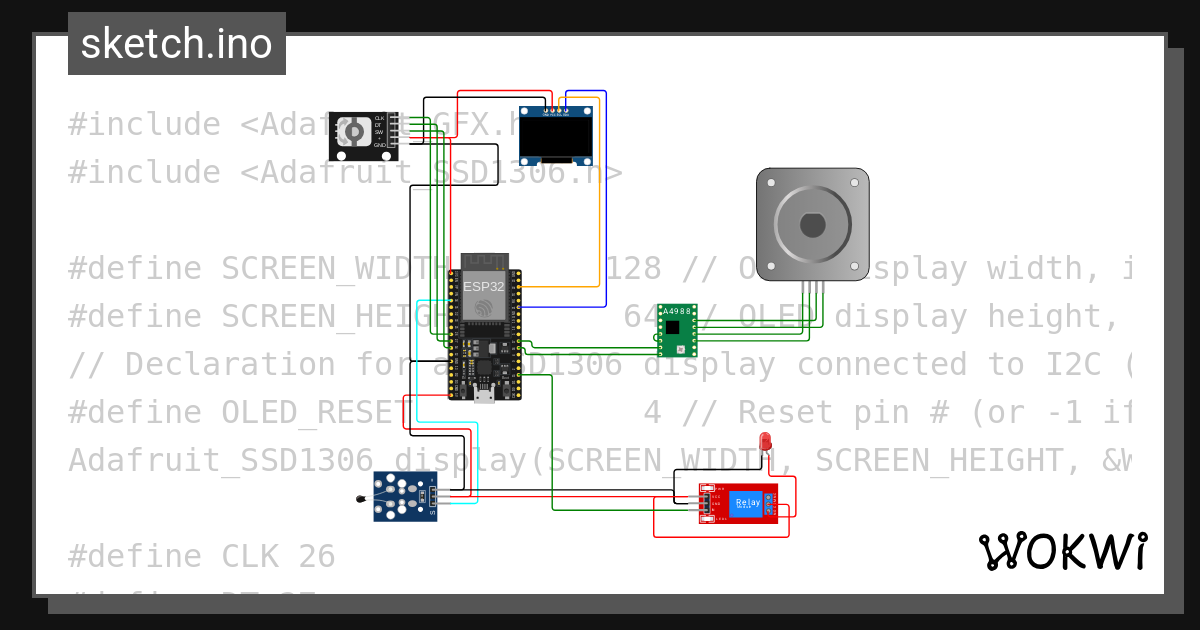 Esp32 hal lcd rotary test wokwi esp32 stm32 arduino simulator