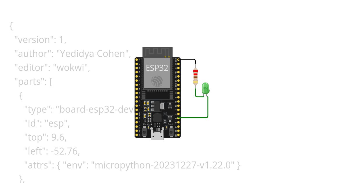LED control ESP32_WiFi_MQTT simulation