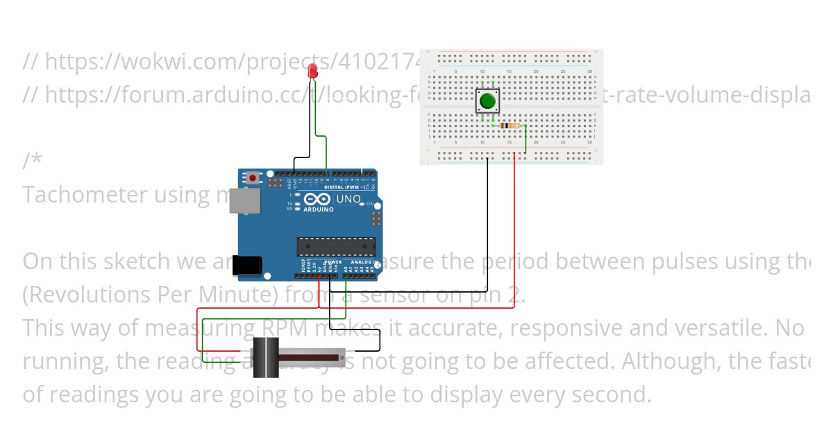 micros tachometer Copy simulation