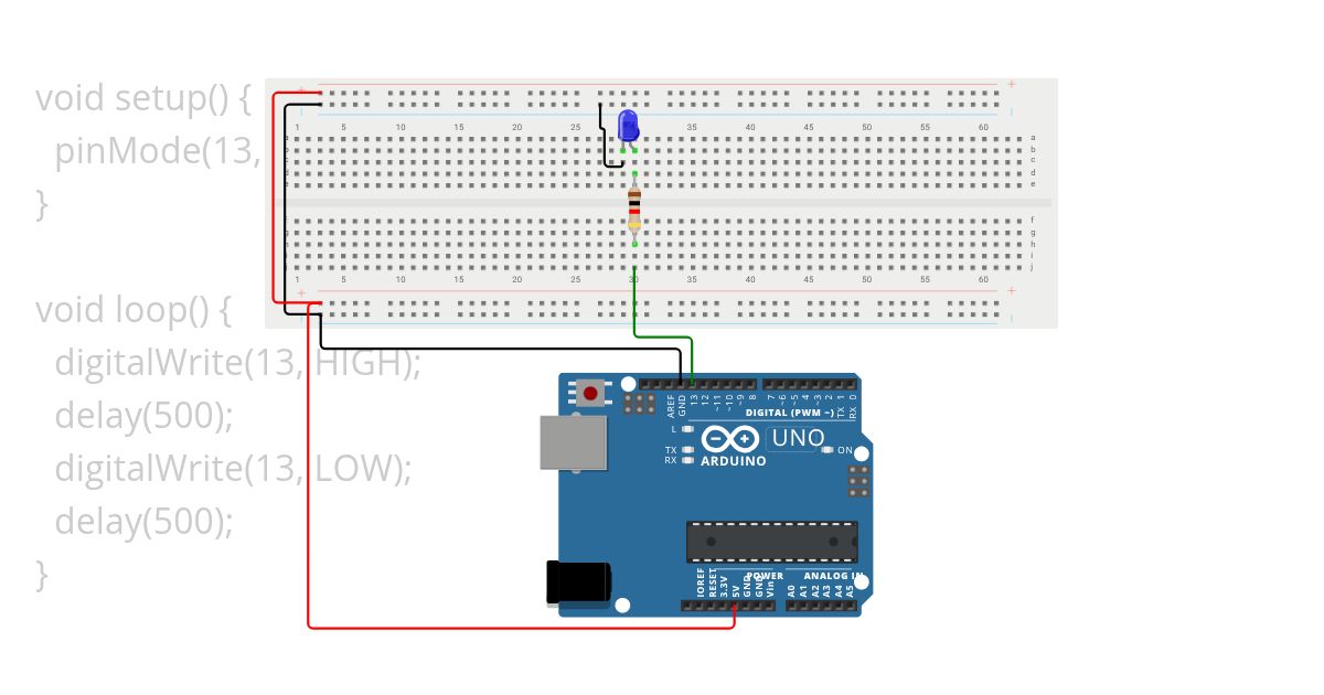 Project With Breadboard simulation