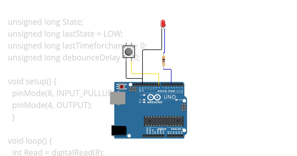 ledpushbutton simulation