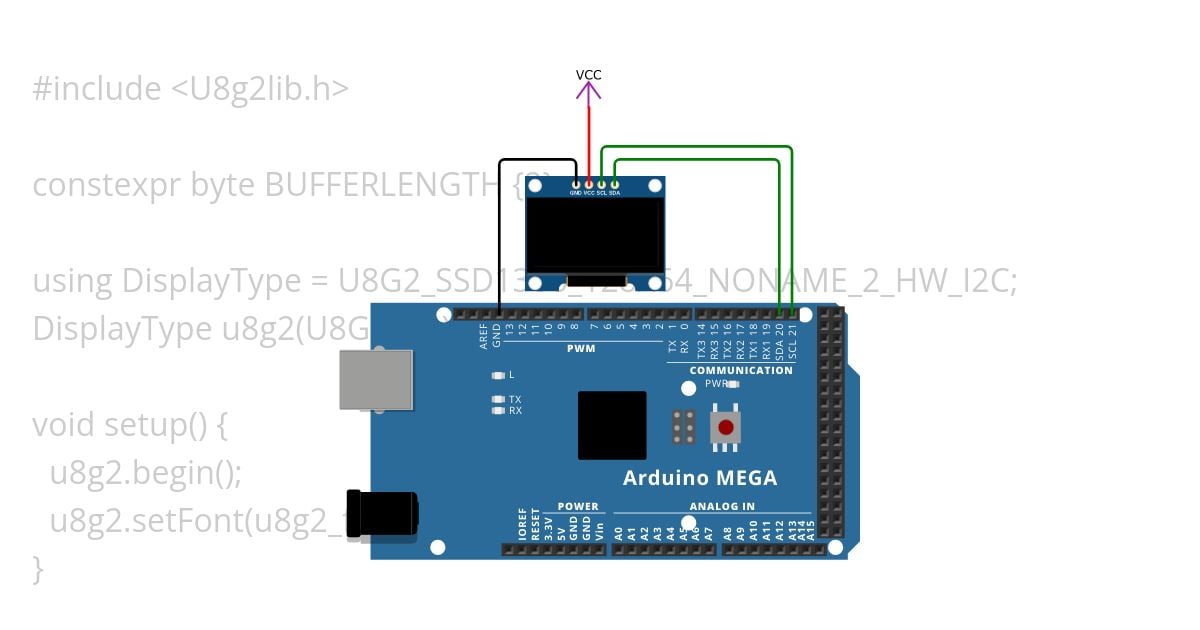 Simple-Oled-Example simulation