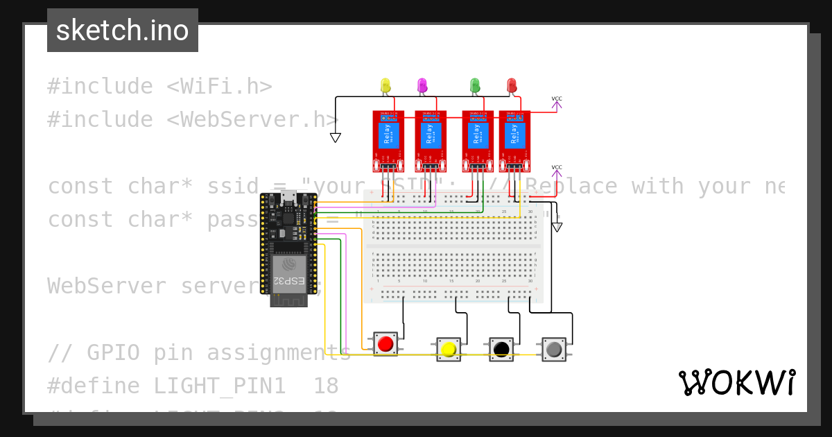 Wokwi online esp32 stm32 arduino simulator