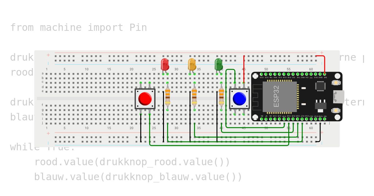 Les 4 - 2 buttons simulation