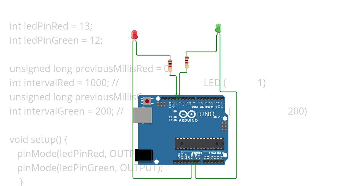 LED simulation