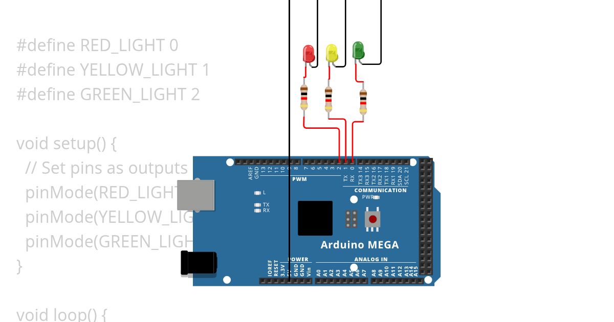 traffic lights task2 simulation