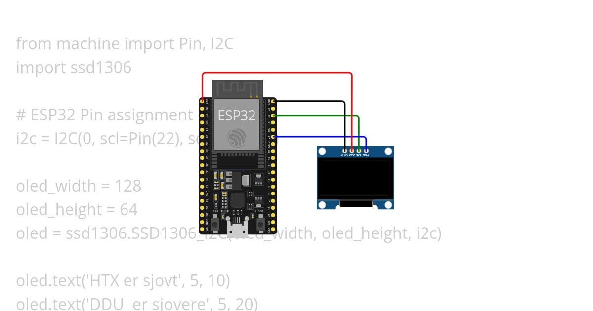 esp32-micropython-ssd1306 simulation