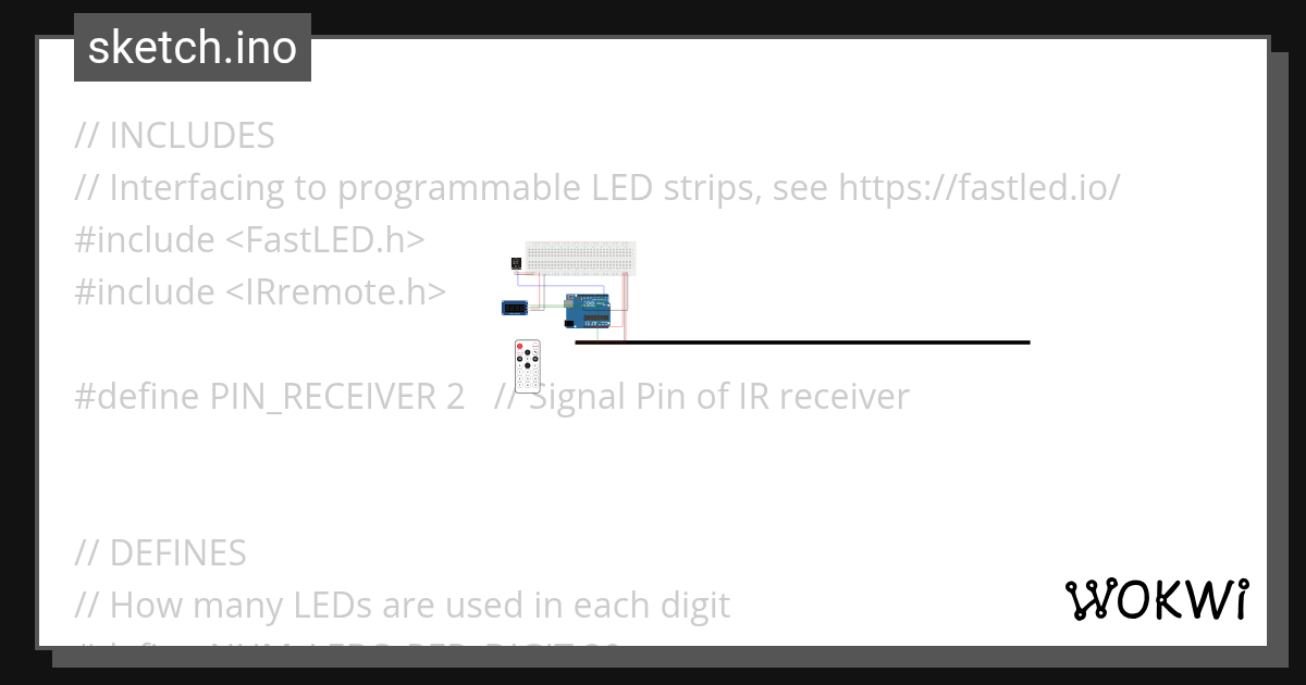 led-numbers - Wokwi ESP32, STM32, Arduino Simulator