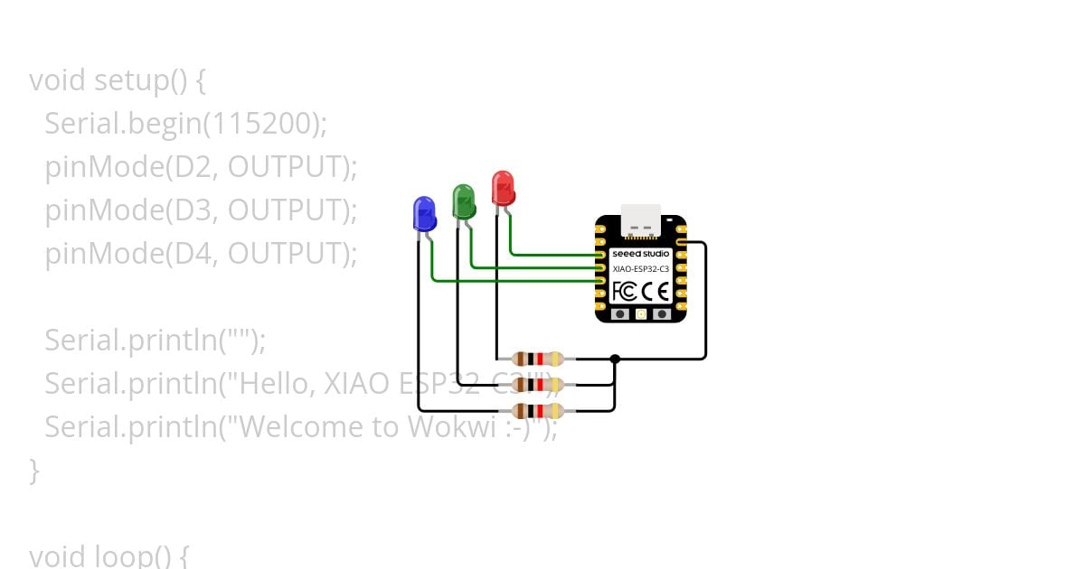 XIAO-ESP32-C3 simulation