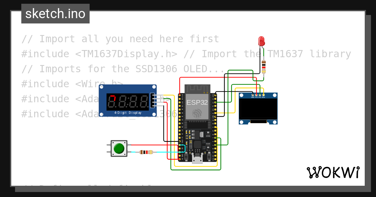 Wokwi online esp32 stm32 arduino simulator