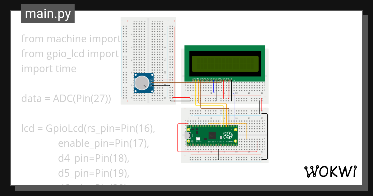 Water Level Sensor Testing Rig - Wokwi ESP32, STM32, Arduino Simulator