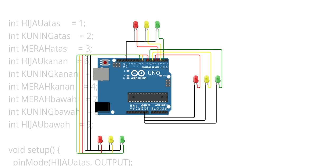 3 TRAFIC LIGHT BY DYO XII4 simulation