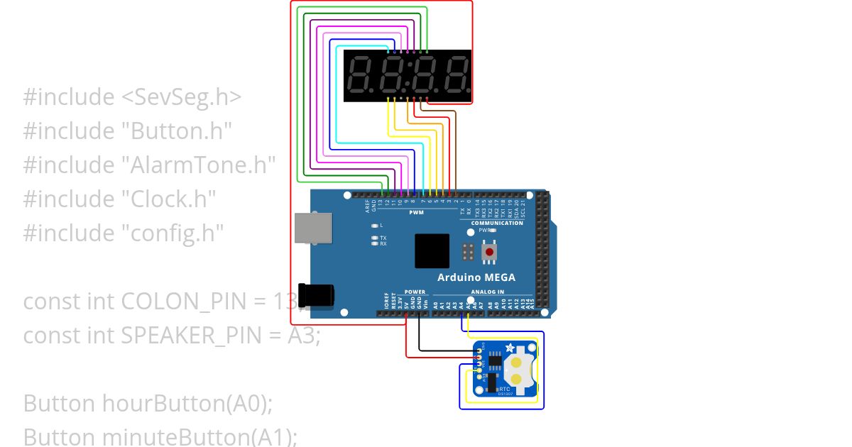 Schule mit arduino mega simulation