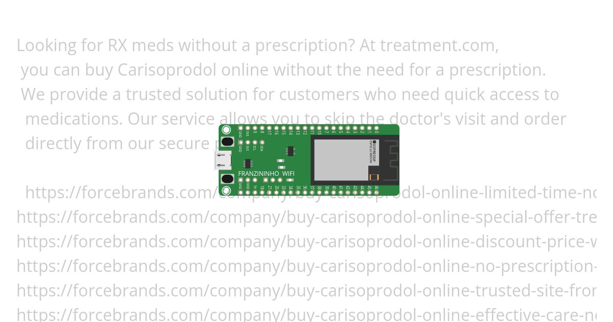 Buy Carisoprodol Online RX Meds Without Prescription simulation