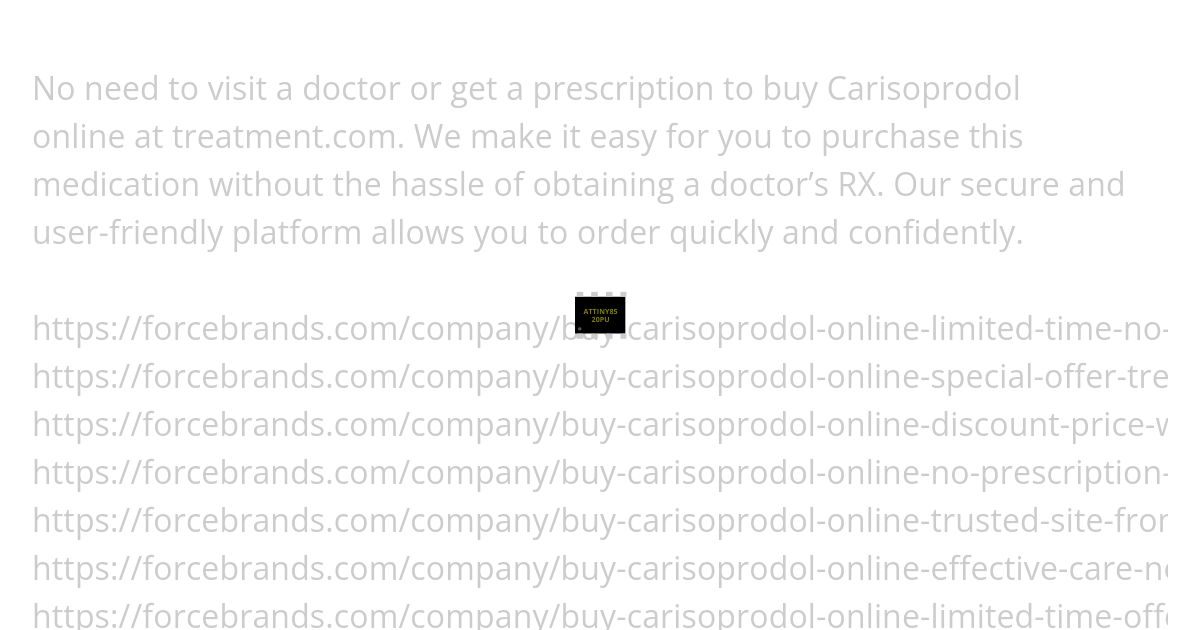 Buy Carisoprodol Online Buy Prescription-Free Meds simulation