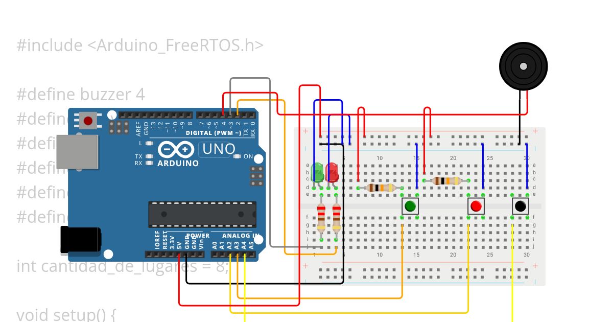 ESTACIONAMIENTO RTOS simulation