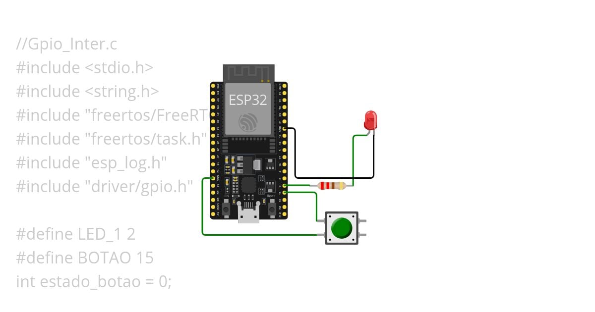 Interrupção simulation