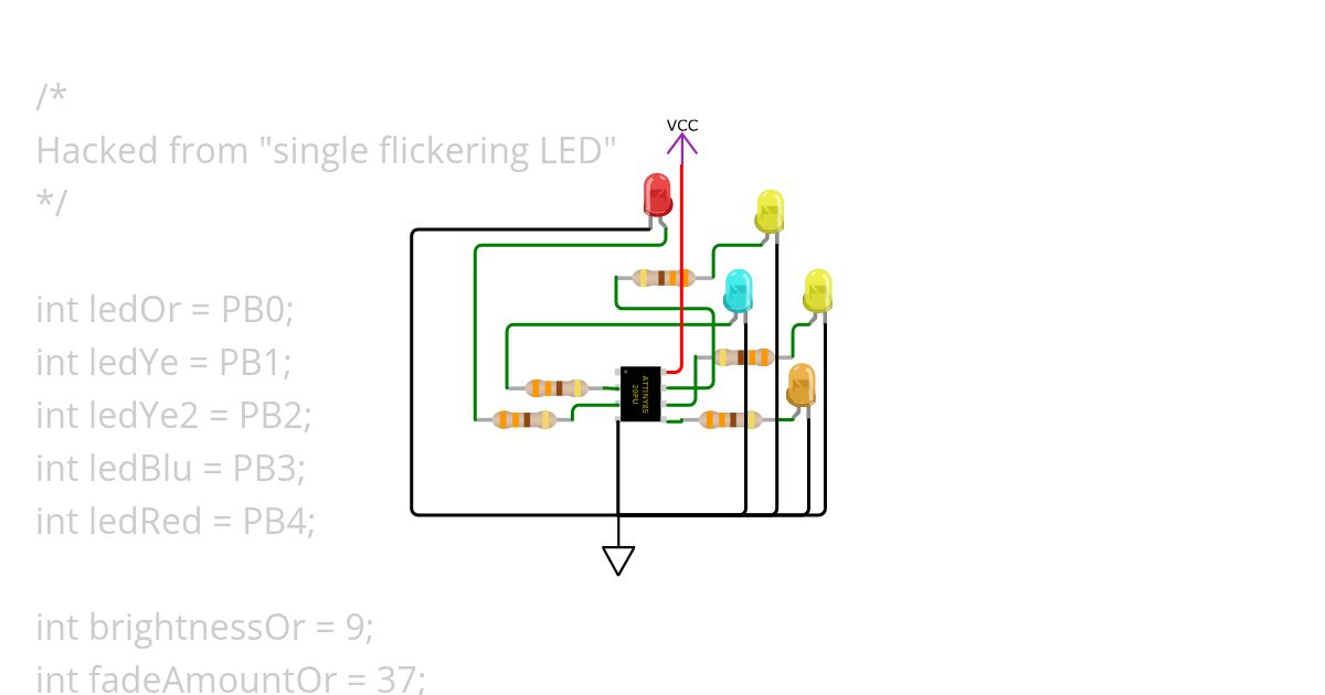 flickerblink simulation