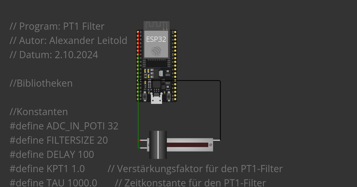 Projekt 3 (PT1 Filter)