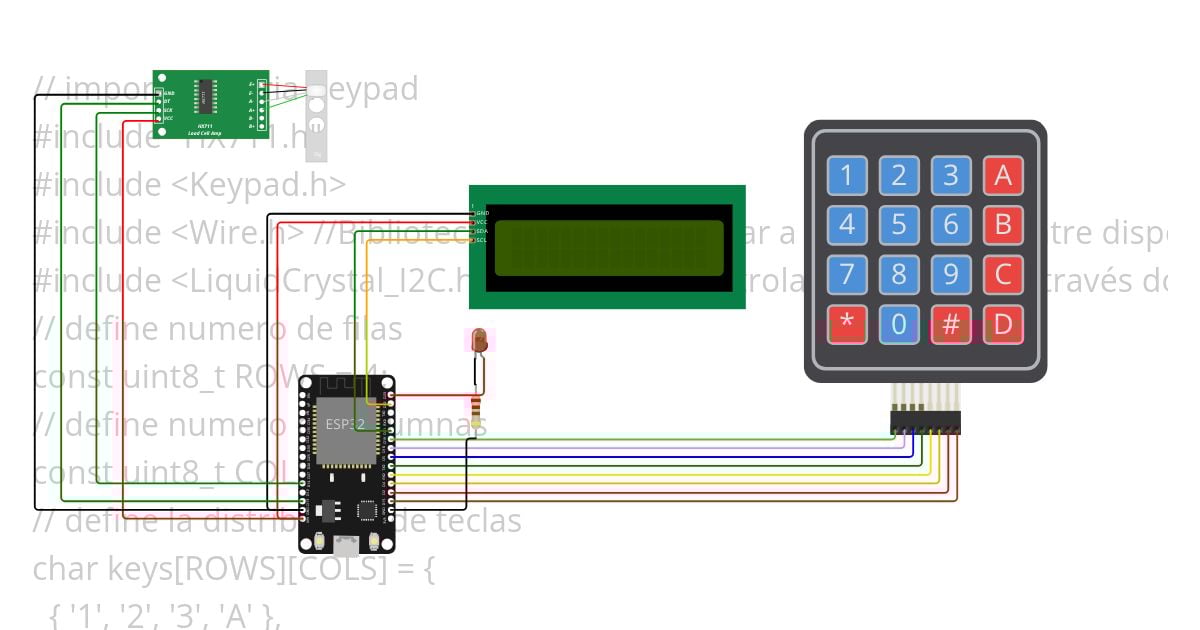 17.- Teclado matricial 4x4 en ESP32.ino Copy (2) simulation