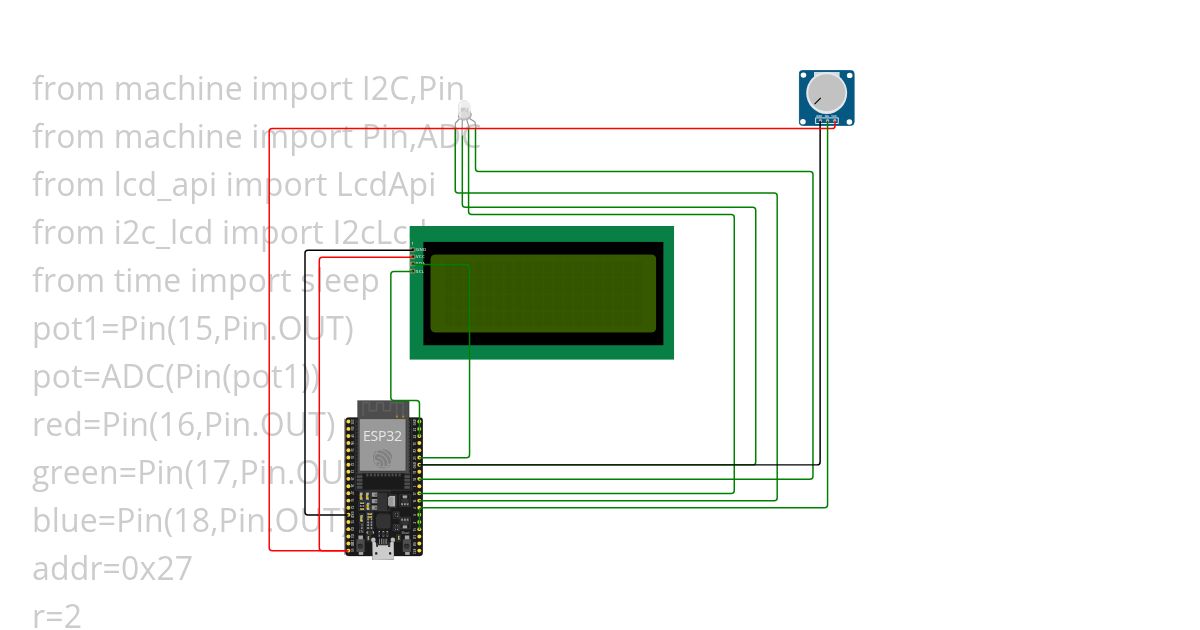 lcd display Copy with led simulation