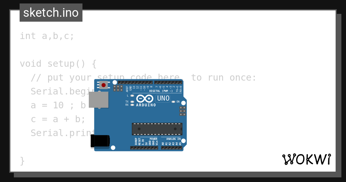 Serial begin wokwi esp32 stm32 arduino simulator