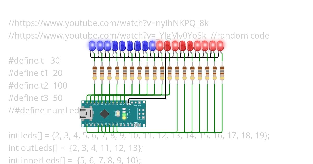 Arduino_LED_Chaser random simulation